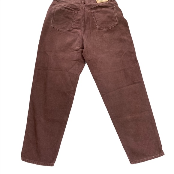 Ralph Lauren Women's Brown Velvet Pants Trousers Cotton Size 16. - Picture 4 of 5